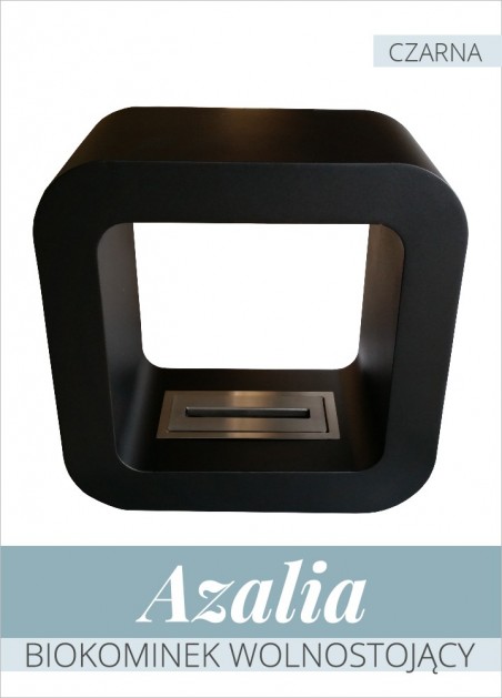 Biokominek Azalia Czarna