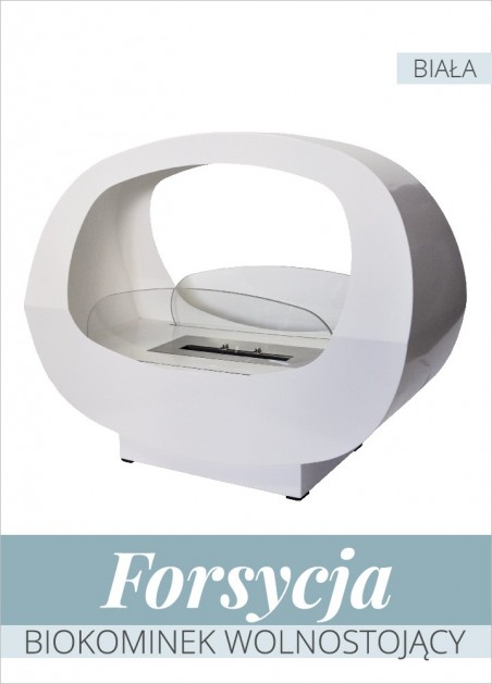 Biokominek Forsycja Biała