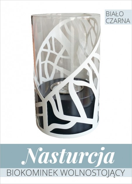 Biokominek Nasturcja Biało...