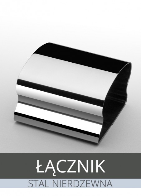Łącznik poręczy PVC 40 x...