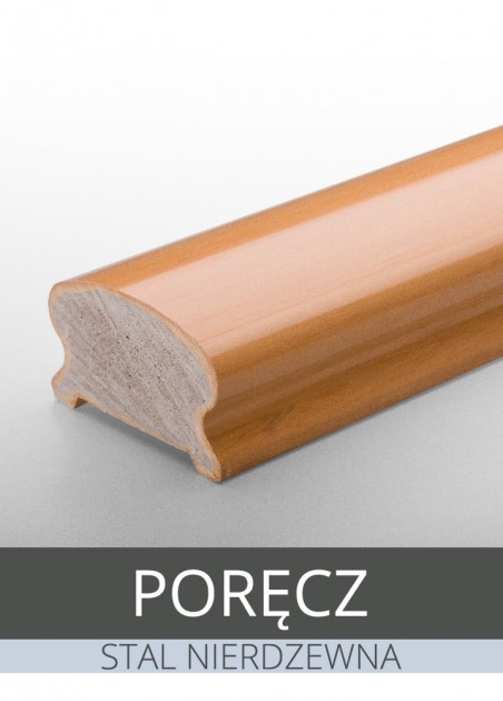 Poręcz wewnętrzna PVC 40x65...