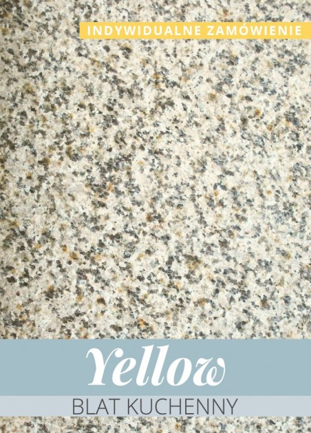 Żółty - Blat kuchenny -...