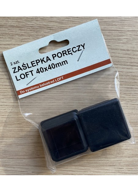 Zaślepka poręczy LOFT 40x40mm